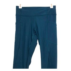 lulu lemon scalloped ankle cut leggings